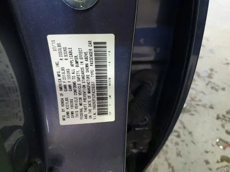 2015 HONDA ACCORD SPORT  