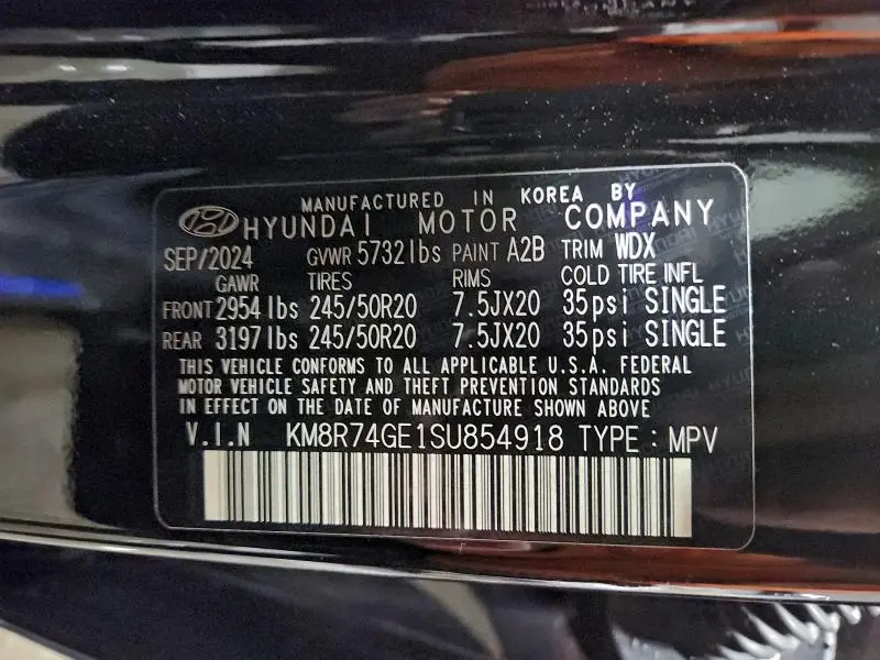 2025 HYUNDAI PALISADE CALLIGRAPHY  