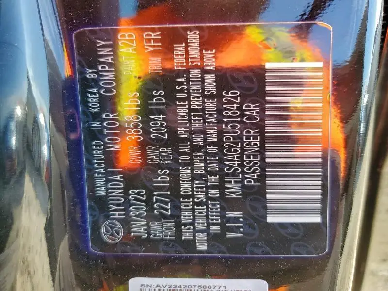 2023 HYUNDAI ELANTRA SEL  