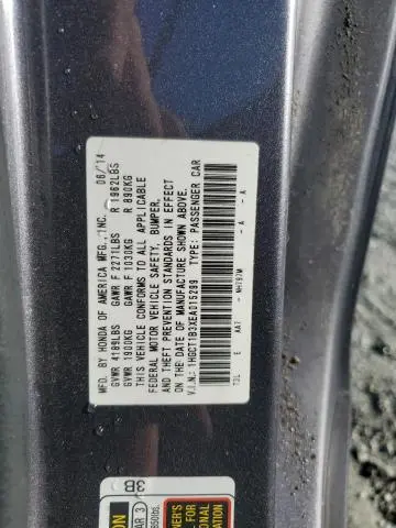 2014 HONDA ACCORD LX-S  