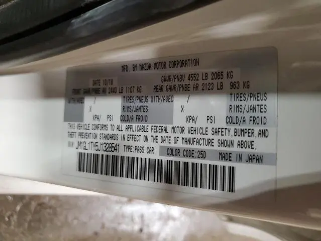 2018 MAZDA 6 GRAND TOURING  