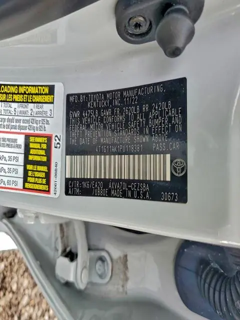 2023 TOYOTA CAMRY SE NIGHT SHADE  