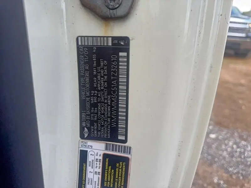 2010 MINI COOPER S CLUBMAN  