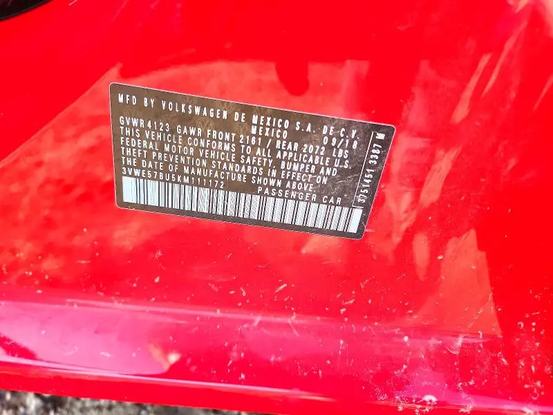 2019 VOLKSWAGEN JETTA SEL  