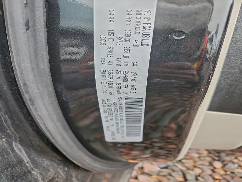 2018 CHRYSLER PACIFICA LIMITED  