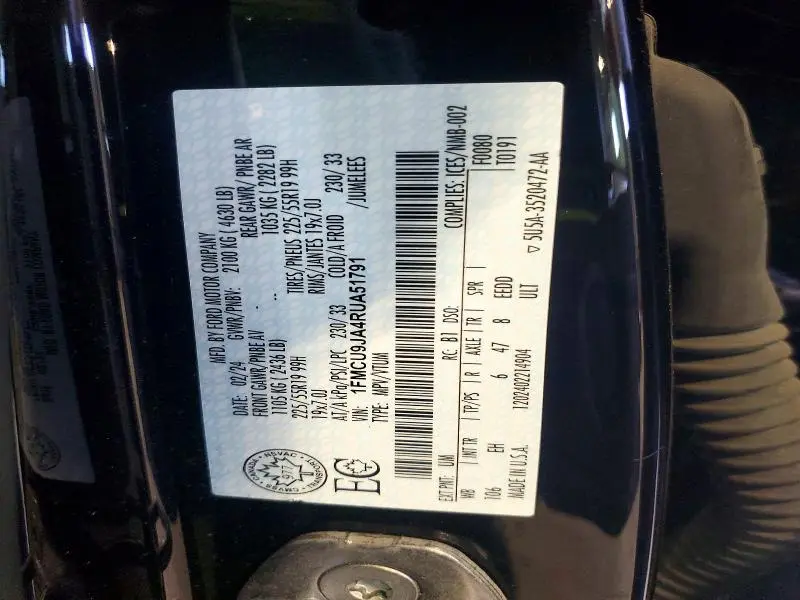 2024 FORD ESCAPE PLATINUM  