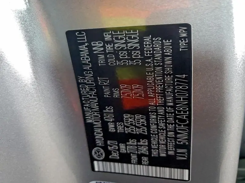 2022 HYUNDAI TUCSON SEL  