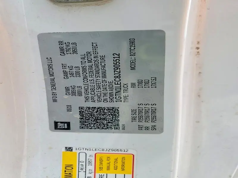 2018 GMC SIERRA C1500  