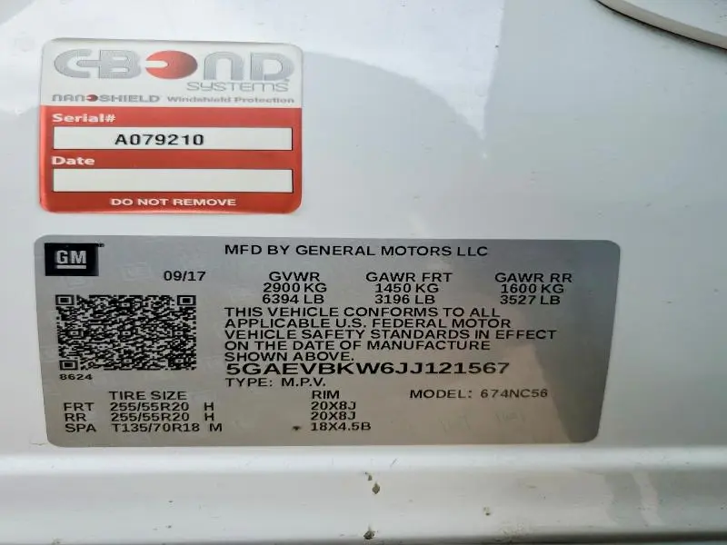 2018 BUICK ENCLAVE PREMIUM  