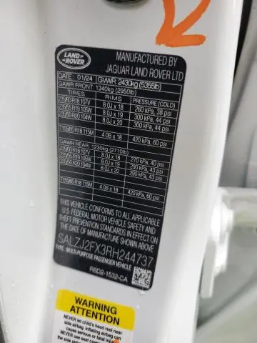 2024 LAND ROVER RANGE ROVER EVOQUE S  