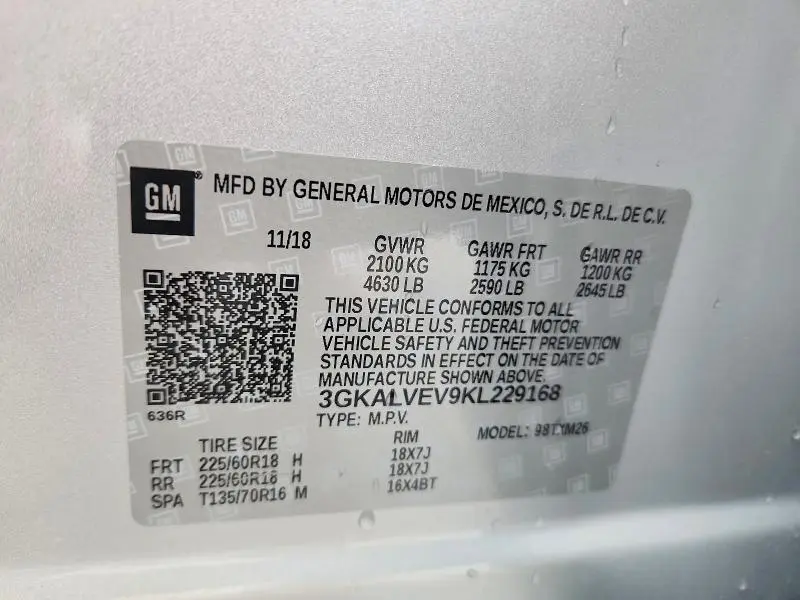 2019 GMC TERRAIN SLT  