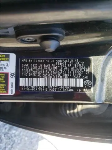 2014 TOYOTA COROLLA L