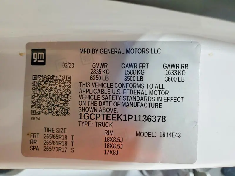 2023 CHEVROLET COLORADO TRAIL BOSS  