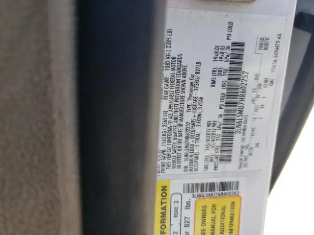 2017 LINCOLN MKZ HYBRID RESERVE  
