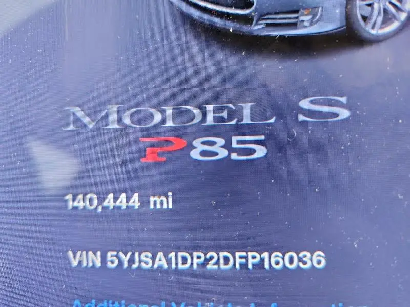 2013 TESLA MODEL S   