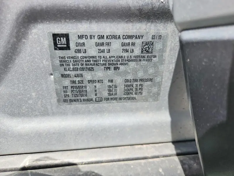 2013 BUICK ENCORE CONVENIENCE  