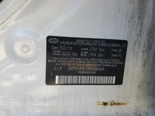 2011 HYUNDAI ELANTRA GLS  