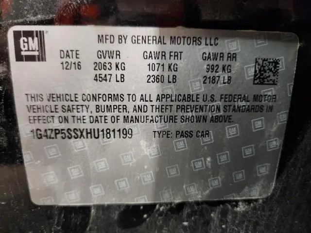 2017 BUICK LACROSSE ESSENCE  