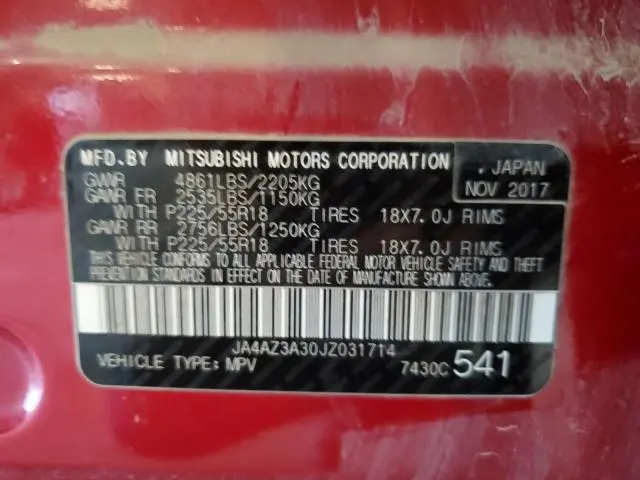 2018 MITSUBISHI OUTLANDER SE