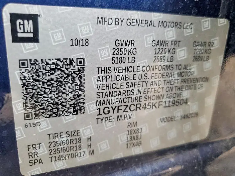 2019 CADILLAC XT4 PREMIUM LUXURY  