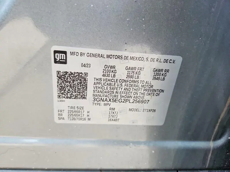 2023 CHEVROLET EQUINOX   