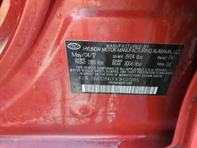 2018 HYUNDAI ELANTRA SEL