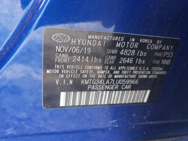 2020 GENESIS G70 ELITE  