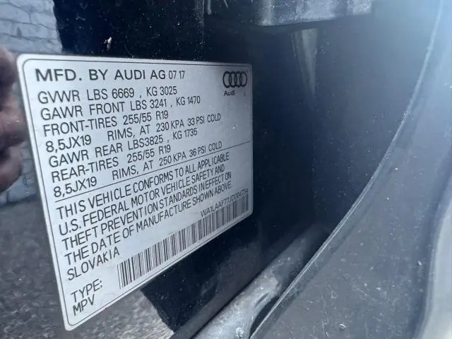 2018 AUDI Q7 PREMIUM PLUS  