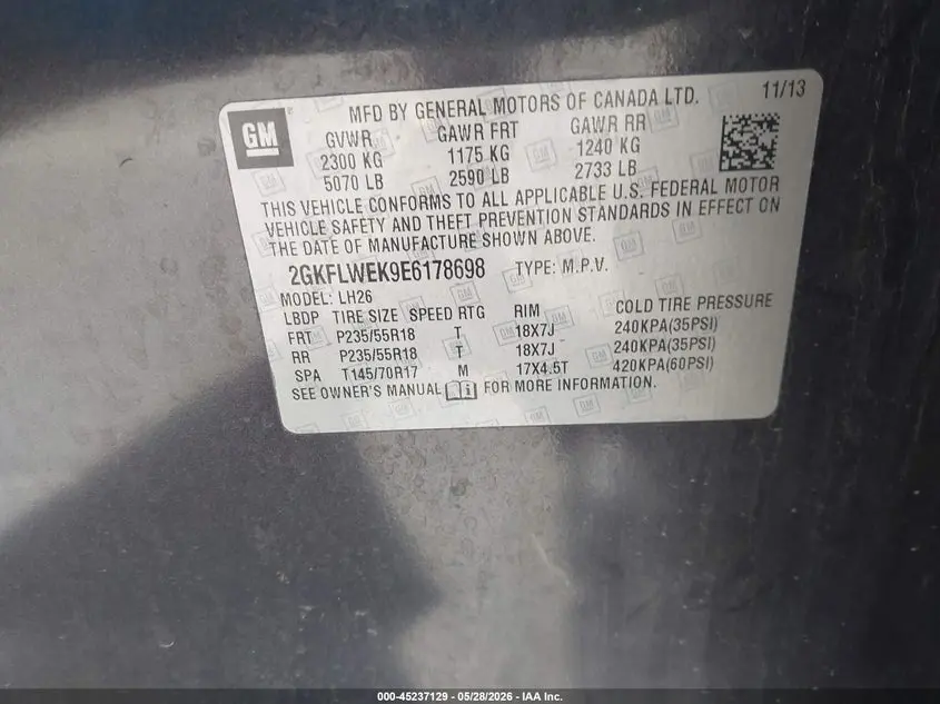 2014 GMC TERRAIN SLE-2