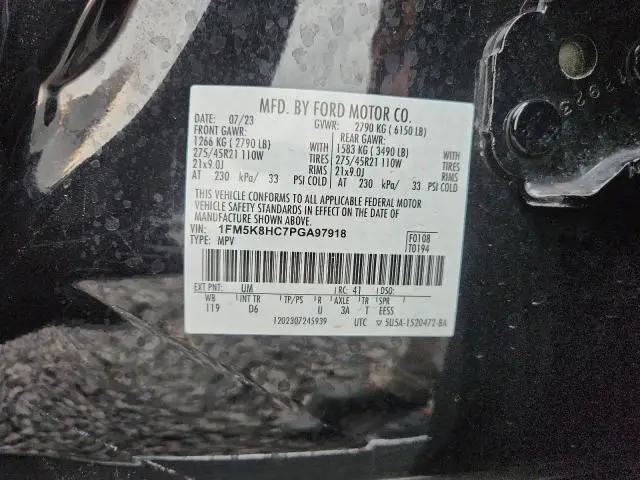 2023 FORD EXPLORER PLATINUM  