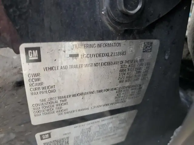 2020 CHEVROLET SILVERADO K1500 LT  