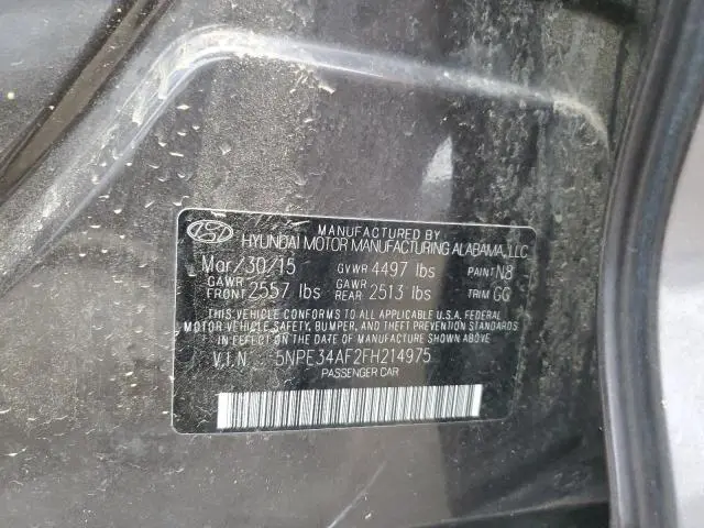 2015 HYUNDAI SONATA SPORT  
