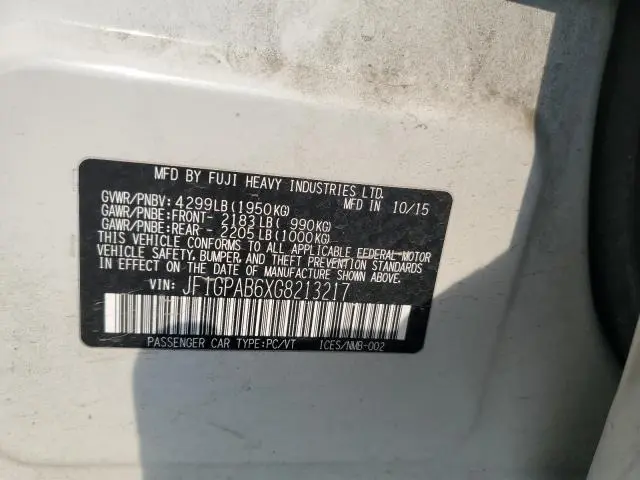 2016 SUBARU IMPREZA PREMIUM  