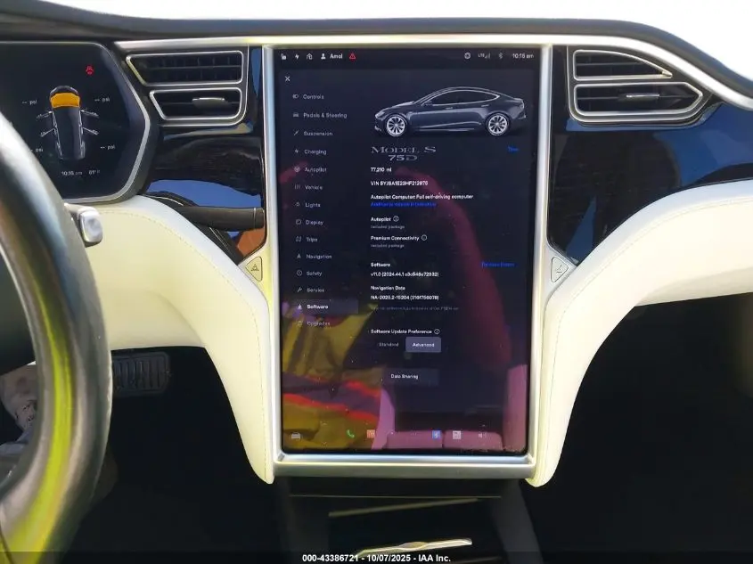 2017 TESLA MODEL S 100D/60D/75D/90D/P100D