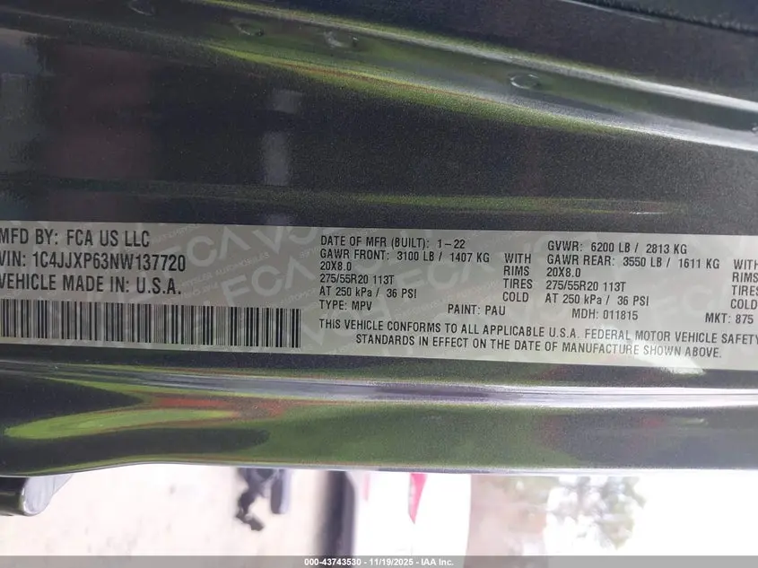 2022 JEEP WRANGLER 4XE UNLIMITED SAHARA 4X4