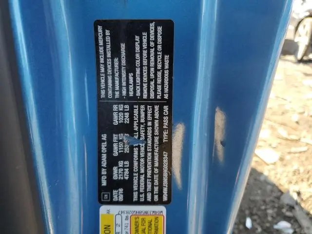 2017 BUICK CASCADA SPORT TOURING  