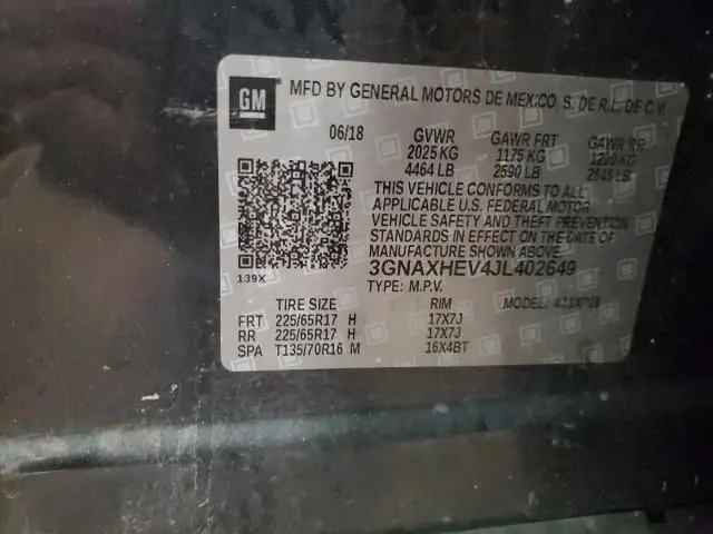 2018 CHEVROLET EQUINOX LS  