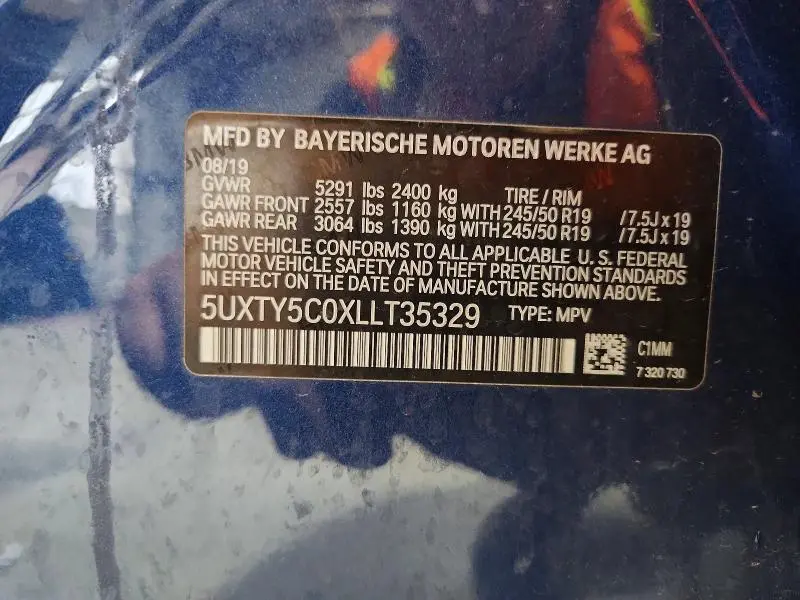2020 BMW X3 XDRIVE30I  