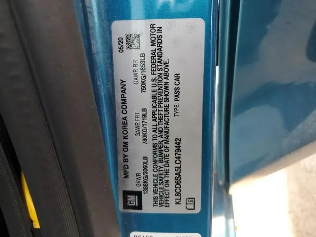 2020 CHEVROLET SPARK 1LT  