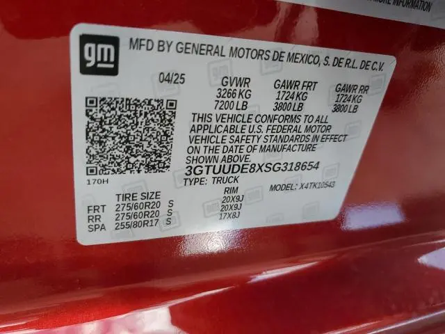 2025 GMC SIERRA K1500 SLT  