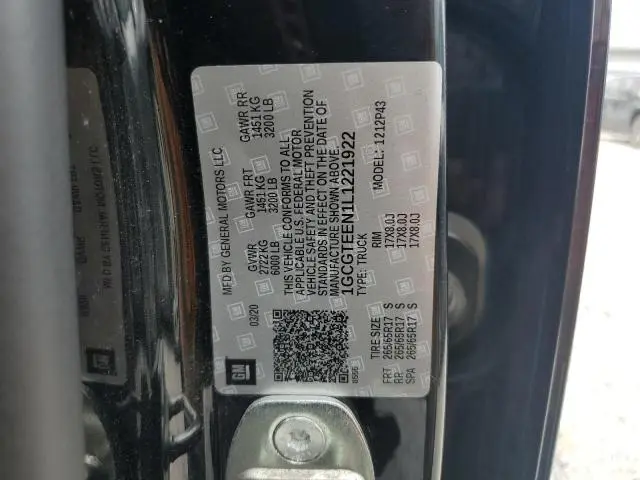 2020 CHEVROLET COLORADO ZR2  