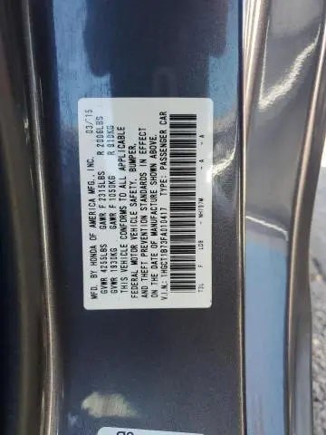 2015 HONDA ACCORD EX  