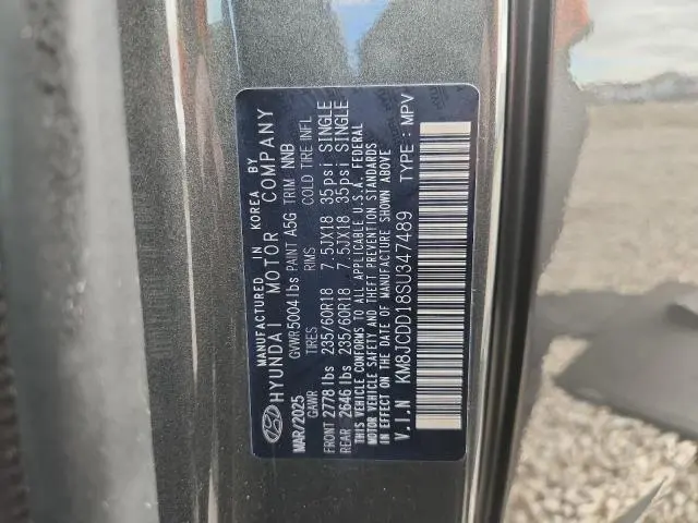 2025 HYUNDAI TUCSON SEL CONVENIENCE  