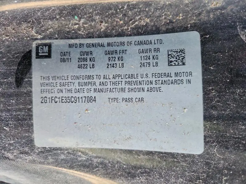 2012 CHEVROLET CAMARO LT  