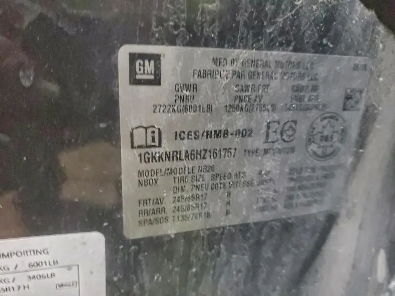 2017 GMC ACADIA SLE  