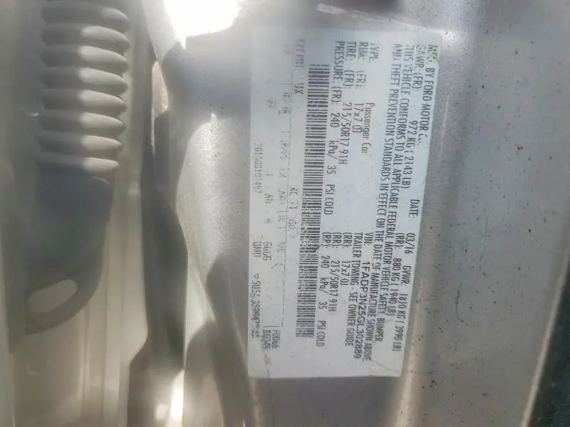 2016 FORD FOCUS TITANIUM  