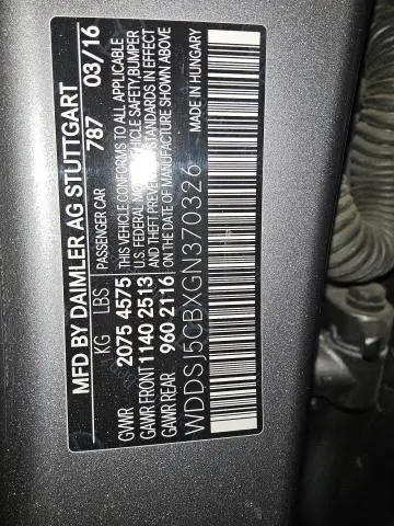 2016 MERCEDES-BENZ CLA 45 AMG  