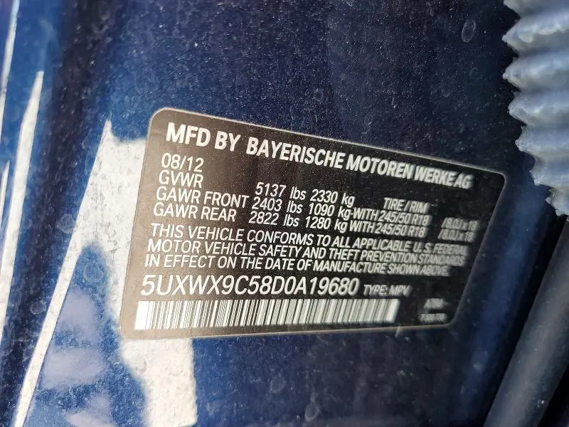 2013 BMW X3 XDRIVE28I  
