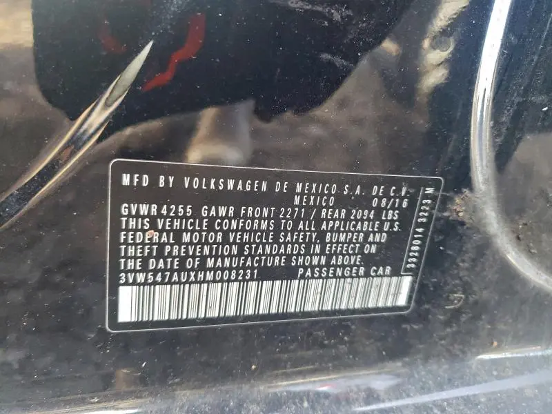 2017 VOLKSWAGEN GTI SPORT  