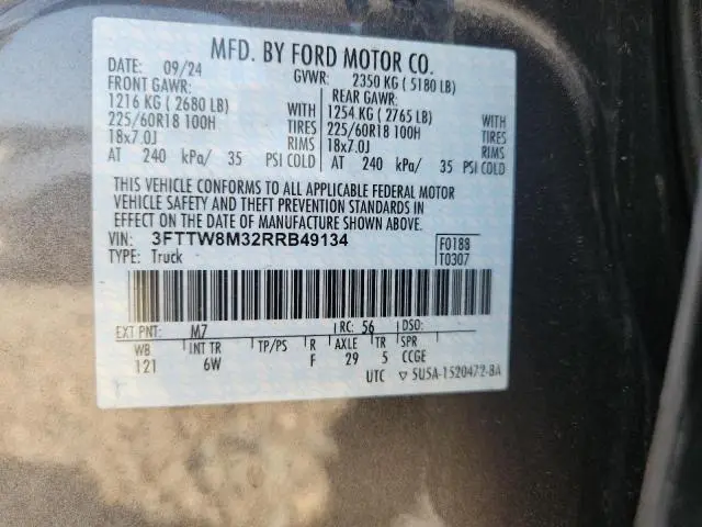 2024 FORD MAVERICK LARIAT  